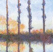 Les Peupliers Claude Monet